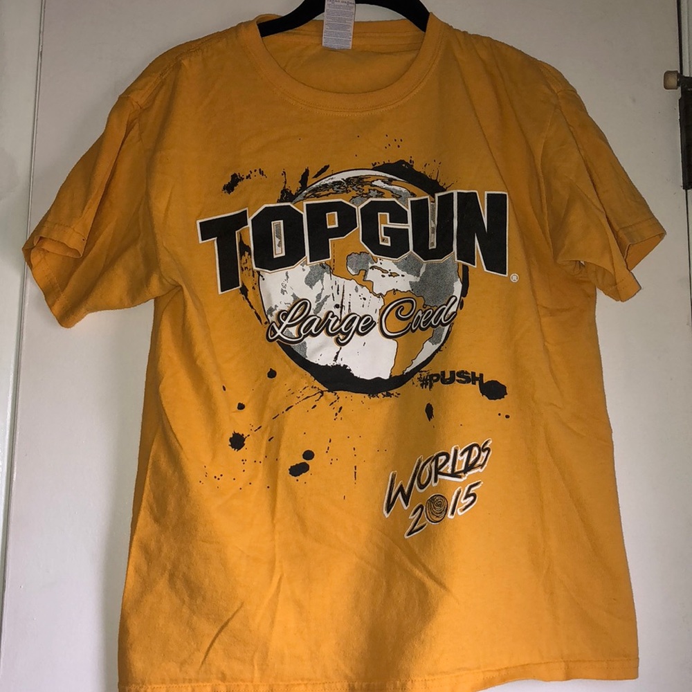 Top Gun Large Coed Worlds 2015 T-Shirt